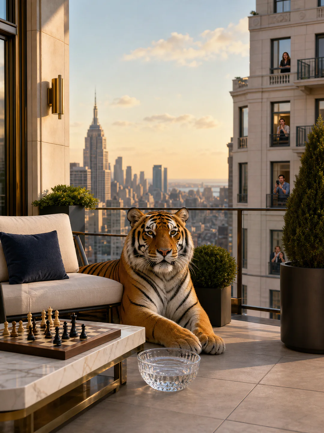 Tigre en el Balcón